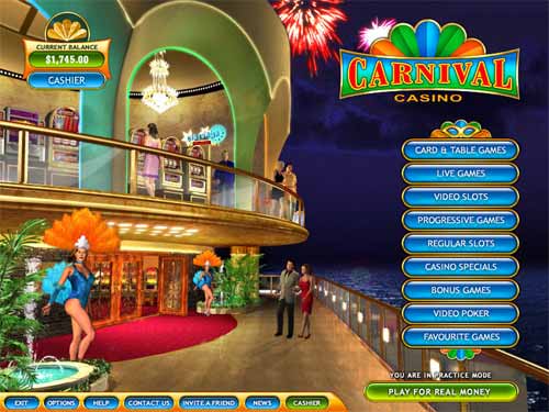 Screenshot of Carnival Casino 7.0