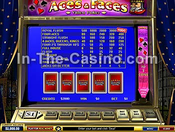 Aces And Faces at Europa Casino