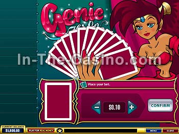 Genie's HiLo at Europa Casino