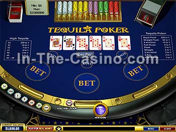 Tequila Poker at Europa Casino