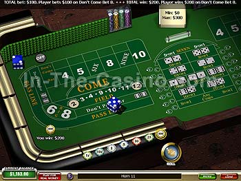 Craps at Tropez Casino