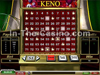 Keno at Tropez Casino