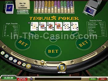 Tequila Poker at Tropez Casino