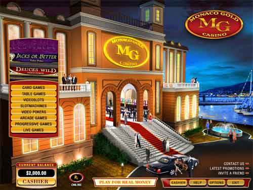 Screenshot of Monaco Gold Casino